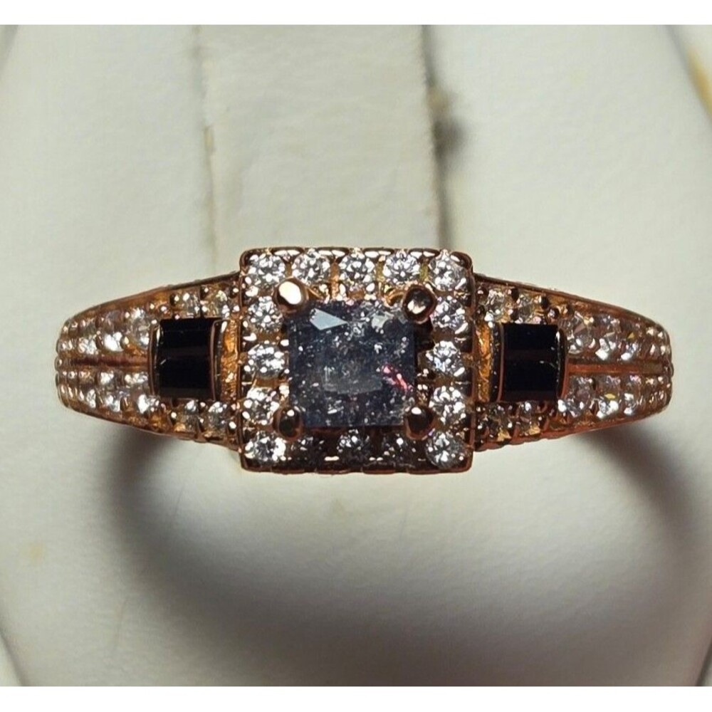 Sparkles Vintage sterling silver ring sz 8
